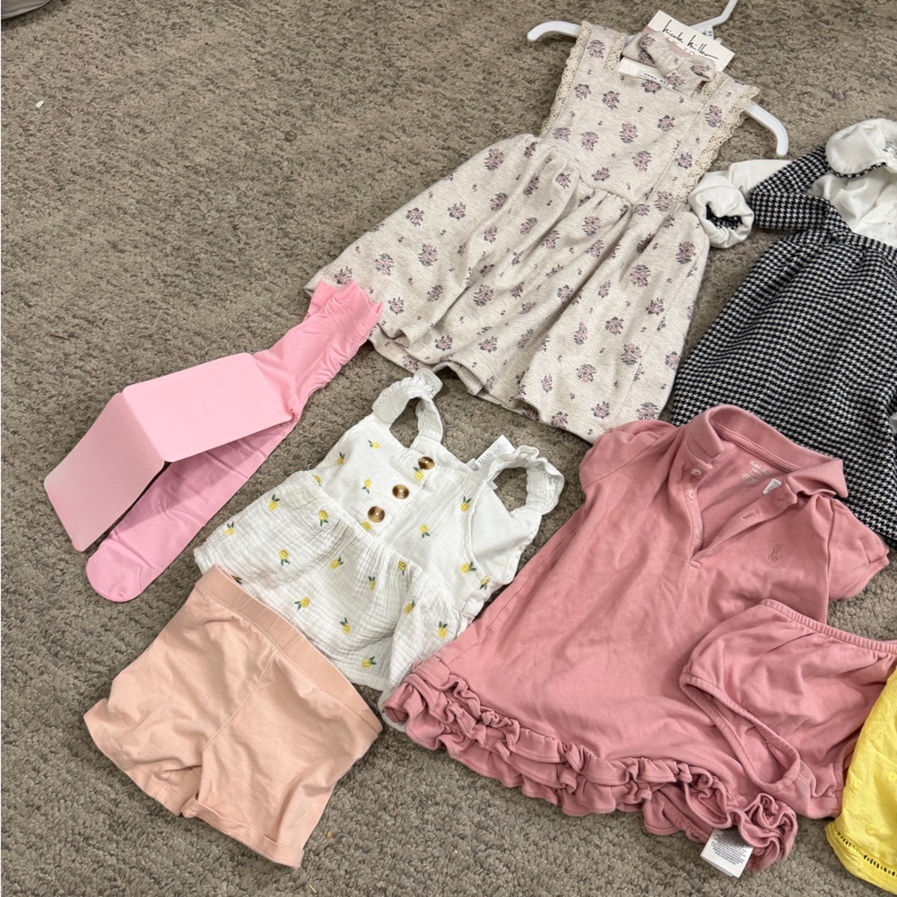 Lot of baby clothes 24 months dress skirts top pants Nicole miller polo sets - Picture 4 of 16